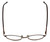 FlexPlus Collection Designer Eyeglasses Model 102 in Shiny-Brown 46mm :: Rx Single Vision