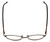 FlexPlus Collection Designer Eyeglasses Model 102 in Shiny-Brown 46mm :: Rx Single Vision