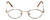 Flex Collection Designer Reading Glasses FL-53 in Gold-Demi-Amber 40mm