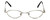 Flex Collection Designer Reading Glasses FL-75 in Chrome 41mm