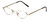 Flex Collection Designer Reading Glasses FL-75 in Gold 41mm