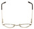 Flex Collection Designer Reading Glasses FL-75 in Gold 41mm