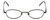 Flex Collection Designer Reading Glasses FL-76 in Brown 46mm