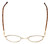 FlexPlus Collection Designer Reading Glasses Model 64 in Gold-Demi-Amber 46mm