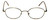 FlexPlus Collection Designer Reading Glasses Model 82 in Ant-Gold 50mm