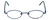 FlexPlus Collection Designer Reading Glasses Model 96 in Blue 43mm