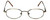 MetalFlex Designer Reading Glasses Model N in Ant-Gold 49mm