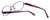 Vera Wang Designer Eyeglasses Volans in Orchid 55mm :: Custom Left & Right Lens