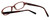 Vera Wang Designer Eyeglasses V052 in Burgundy 52mm :: Custom Left & Right Lens