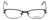 Vera Wang Designer Eyeglasses V301 in Black-Satin 48mm :: Custom Left & Right Lens