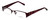 Vera Wang Designer Eyeglasses V045 in Berry 48mm :: Rx Single Vision