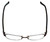 Vera Wang Designer Eyeglasses V078 in Brown 52mm :: Rx Single Vision