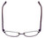 Vera Wang Designer Eyeglasses Volans in Orchid 55mm :: Progressive