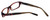 Vera Wang Designer Reading Glasses V083 in Crimson 50mm