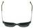 Vera Wang Designer Sunglasses Serova in Green Frame & Grey Gradient Lens 53mm
