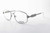 Assoluto EU57 Designer Eyeglasses in Silver White :: Custom Left & Right Lens