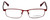 Lucky Brand Designer Eyeglasses Fortune in Red 52mm :: Custom Left & Right Lens