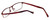 Lucky Brand Designer Eyeglasses Fortune in Red 52mm :: Rx Bi-Focal