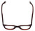 John Varvatos Designer Eyeglasses V343AF in Chianti 47mm :: Rx Single Vision