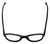 Jones New York Designer Eyeglasses J752 in Black 49mm :: Custom Left & Right Lens