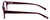 Jones New York Designer Eyeglasses J752 in Brown-Purple 49mm :: Custom Left & Right Lens