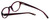 Jones New York Designer Eyeglasses J752 in Brown-Purple 49mm :: Custom Left & Right Lens