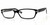 Calabria Soho 1000 Black Designer Eyeglasses :: Custom Left & Right Lens