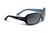 Maui Jim PEARL CITY Gloss Black with Blue Interior & Neutral Grey Polarized Sunglasses