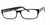 Calabria Soho 85 Black Crystal Designer Eyeglasses :: Custom Left & Right Lens