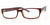 Calabria Soho 85 Brown Designer Eyeglasses :: Custom Left & Right Lens