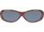 Jonathan Paul Fitovers Eyewear Medium Lotus in Claret-Stripe & Gray LS004S