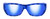 Jonathan Paul Fitovers Eyewear Large Neera in Blue-Blast & Blue Mirror NR002BM