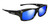 Jonathan Paul Fitovers Eyewear X-Large Yamba in Blue Marble & Blue Mirror YM002BM