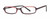 Calabria Viv 733 Black Red Designer Eyeglasses :: Custom Left & Right Lens