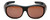 Calabria 7659 Drivers FitOver Sunglasses with Copper Lens Medium Size