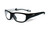 Wiley-X Youth Force Series 'Victory' in Gloss Black & Aluminum Pearl Safety Eyeglasses :: Custom Left & Right Lens