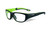Wiley-X Youth Force Series 'Victory' in Matte Black & Lime Green Frame Safety Eyeglasses :: Custom Left & Right Lens