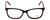 Calabria Viv Designer Eyeglasses 869 in Black-Red 51mm :: Progressive