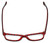 Calabria Viv Designer Eyeglasses 870 in Black-Red 55mm :: Rx Bi-Focal