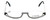 Eyefunc Designer Eyeglasses 288-69 in Black & White 49mm :: Custom Left & Right Lens