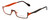 Eyefunc Designer Eyeglasses 530-18 in Brown & Orange 50mm :: Custom Left & Right Lens