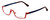 Eyefunc Designer Eyeglasses 591-44 in Red & Blue 52mm :: Custom Left & Right Lens