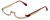 Eyefunc Designer Eyeglasses 288-44 in Red & Tan 49mm :: Rx Single Vision