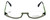 Eyefunc Designer Eyeglasses 288-54 in Silver & Green 49mm :: Rx Single Vision