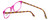 Eyefunc Designer Eyeglasses 8072-36 in Pink & Multi 49mm :: Progressive