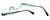 Eyefunc Designer Eyeglasses 288-18 in Gold & Blue 49mm :: Rx Bi-Focal