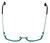 Eyefunc Designer Eyeglasses 505-72 in Green 51mm :: Rx Bi-Focal