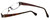 Eyefunc Designer Reading Glasses 327-18 in Orange Glitter 50mm