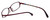 Paul Smith Designer Eyeglasses PS1016-CAM in Red 52mm :: Custom Left & Right Lens