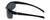 Montana Eyewear Designer Polarized Sunglasses SP302 in Matte-Black & Grey Lens